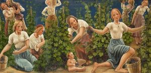 Weinlese by Franz Schaden