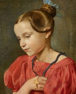 Portrat Eines Madchens by Friedrich Wilhelm von Schadow