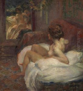 Akt Im Salon by Paul Schad-Rossa