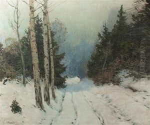 Winter Landscape by Karl Schadt