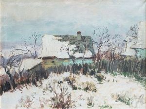 Village In Winter Village In Winter