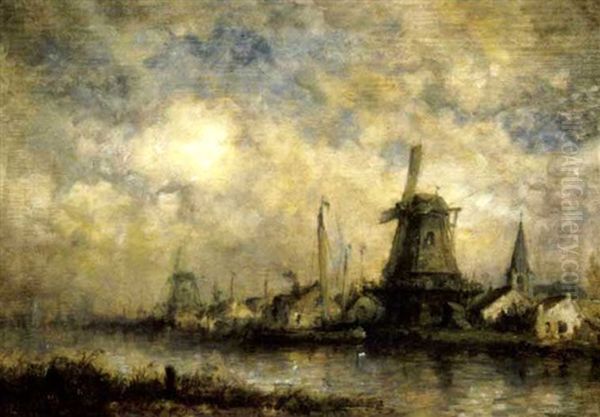 Havenstadje Met Molens - view 1
