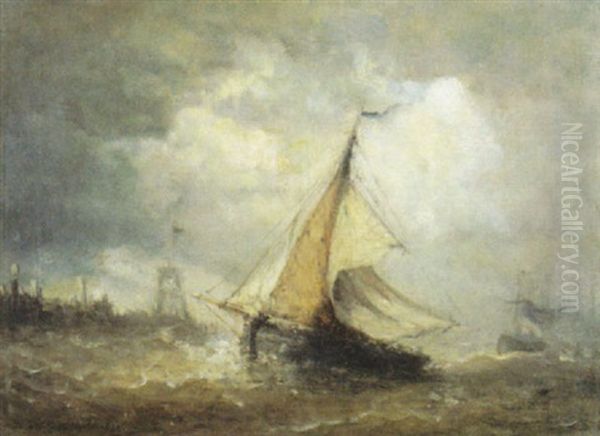 Zeilboten Op Zee - view 1
