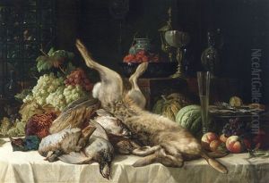 Ornate Still Life (1873) by Lucas Schaefels