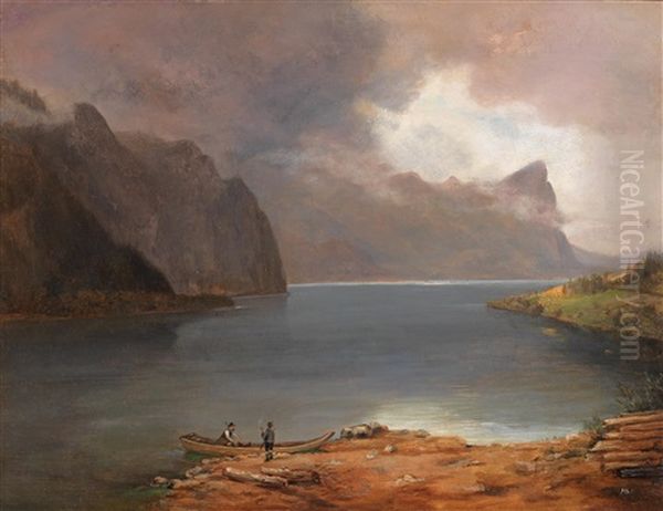 Scene On The Mondsee - view 1