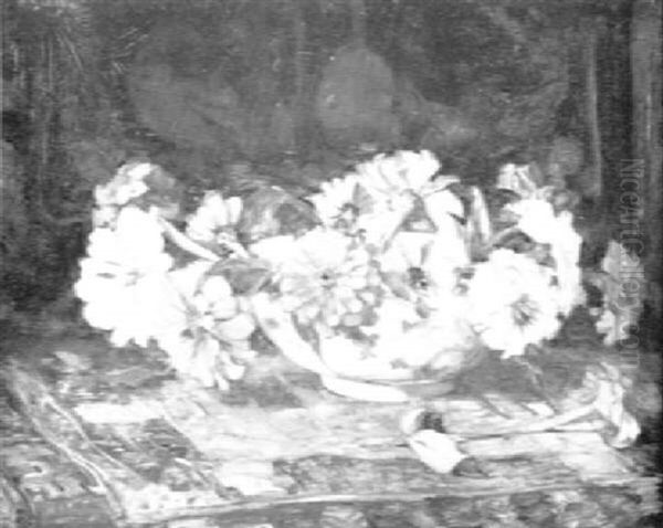 Still Life With Zinnias - view 1