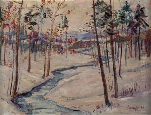 Voralpenlandschaft by Karl Josef Schaefer