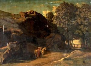 Le Bon Samaritain by Francisque Jean Schaeffer-Berger