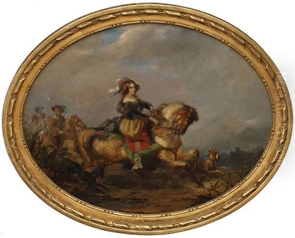 Cavaliere, Partie De Chasse - view 1