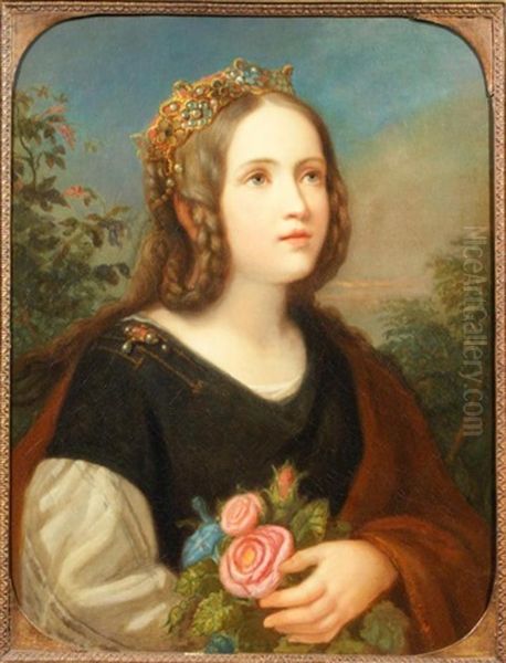 Portret Van Een Jonge Vrouw - view 1