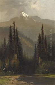 Eddy's Peak, Northern California by Frederick Ferdinand Schafer