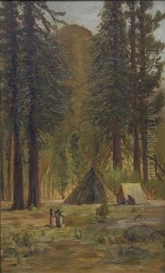 Indian Encampment, Yosemite by Frederick Ferdinand Schafer