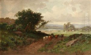 View Of Sacramento Valley, California by Frederick Ferdinand Schafer