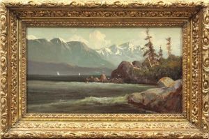 Mountainside Lake by Frederick Ferdinand Schafer