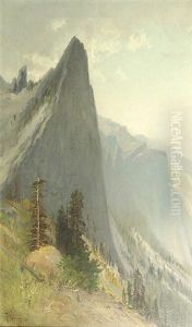 Yosemite Valley From Union Point Looking South by Frederick Ferdinand Schafer