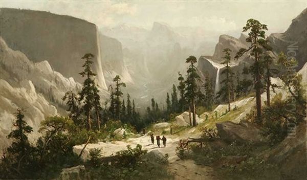Panoramic View Of Yosemite Valley - view 1