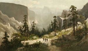 Panoramic View Of Yosemite Valley by Frederick Ferdinand Schafer