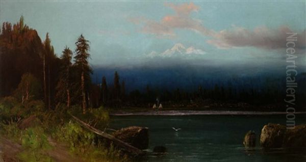 Evening On Donner Lake - view 1