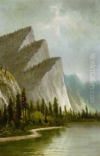Three Brothers, Merced River - view 1