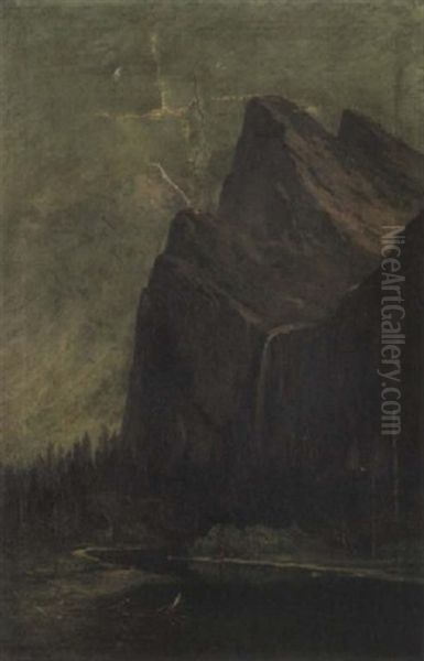 The Bridalveil Fall, Yosemite Valley, California - view 1