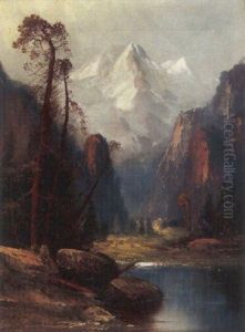 A Study For Yosemite Valley by Frederick Ferdinand Schafer