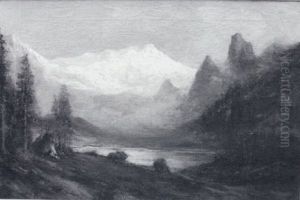 Indian Encampment by Frederick Ferdinand Schafer
