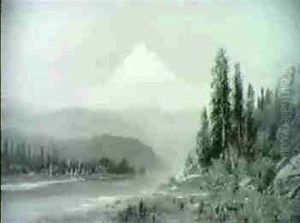 Mt. Hood From Hood River by Frederick Ferdinand Schafer