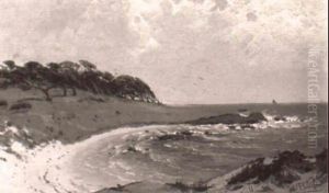 Cypress Point, Monterey Bay by Frederick Ferdinand Schafer