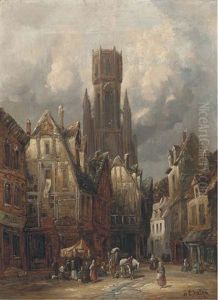 Bruges (+ Antwerp, Belgium; Pair) by Henry Schafer