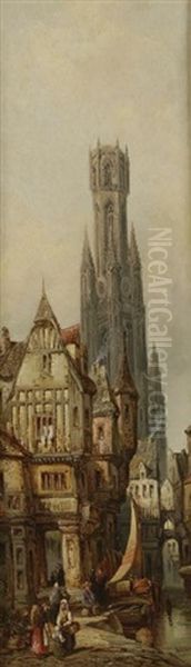 A Set Of Three Continental City Views - view 1