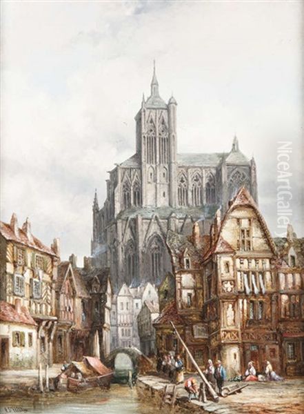 Saint Wulltants, Abbeyville, Normandy', 'huy, Beligum - view 1
