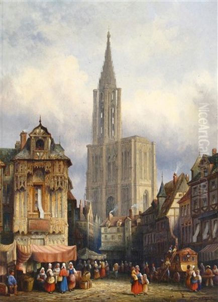 Nuremberg; Strasbourg (pair) - view 1