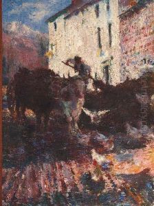 Tueur De Cochons by Claude Charles Bourgonnier