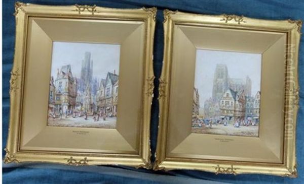 Rouen And Abbeville (pair) - view 1