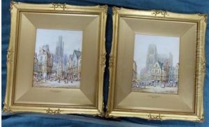Rouen And Abbeville (pair)