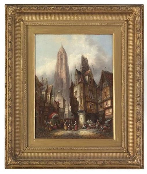 Die Frankfurter Altstadt Mit Dem Kaiserdom - view 1