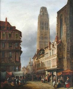 A View Of Bruges (+ A View Of Strasbourg; Pair)