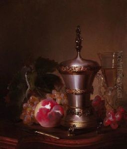 Stilleben Mit Fruchten Und Pokal Stilleben Mit Fruchten Und Pokal