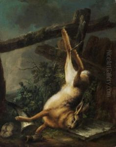 Jagdstillleben by Johann Jakob Schalch