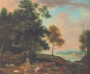 Sommerliche Hirtenidylle by Johann Jakob Schalch