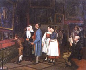 The Picture View by Ernst (Adam Ernst) Schalck