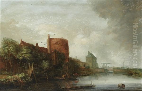 Vue Du Eendjespoort A Haarlem - view 1