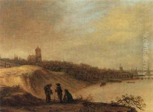 Arnhem - A View Of The Grote Kerk And The River Rhine