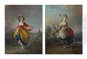 Marchande D'oeufs; Marchande De Fleurs (2 Works)
