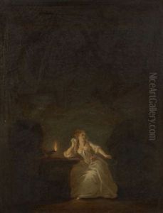 Jeune Fille Emprisonnee by Jean-Frederic Schall