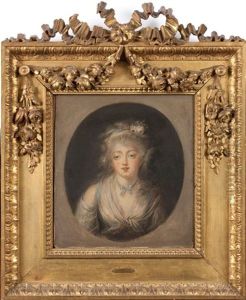 Portrait De Femme by Jean-Frederic Schall