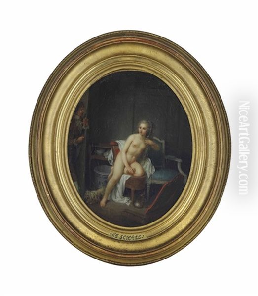 A Woman At Her Toilet - view 1