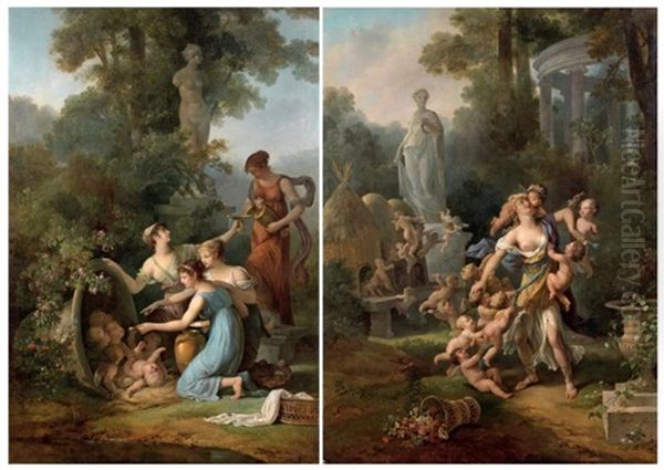 La Ruche Aux Amours Et La Nichee D'amours (pair) - view 1