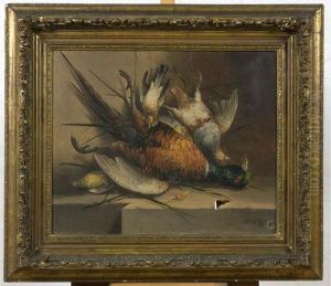 Nature Morte Aux Faisans Et A La Perdrix Et Au Lievre Et A Lapalombe
