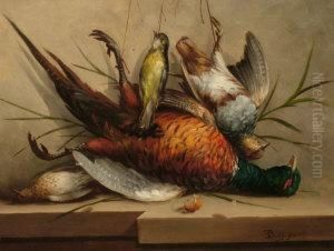 Still Life Of Dead Game Birds